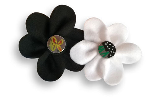 Swak - Fleece Flower Pin